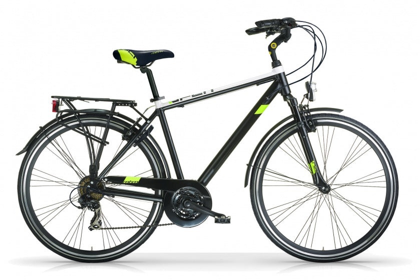 Mbm Split 28 Inch 50 cm Heren 21V V-Brakes Zwart/Groen Top Merken Winkel